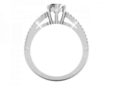 1 Carat round Diamond Engagement Ring - Dallas Texas - Custom Jewelry Store Dallas 3