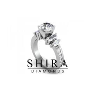 A diamond ring with the word shira diamonds.