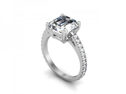 Asscher diamond rings 1