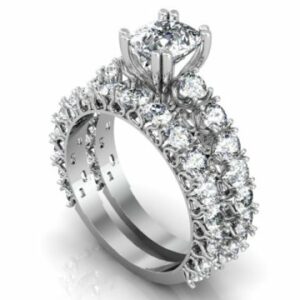 Custom Cushion Engagement Ring in Dallas texas - Custom Engagement Rings Dallas 1