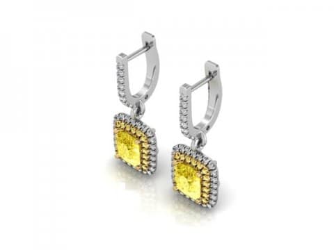 Custom Diamond Earrings Dallas 1