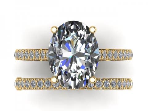 Custom Diamond Engagement Ring 2
