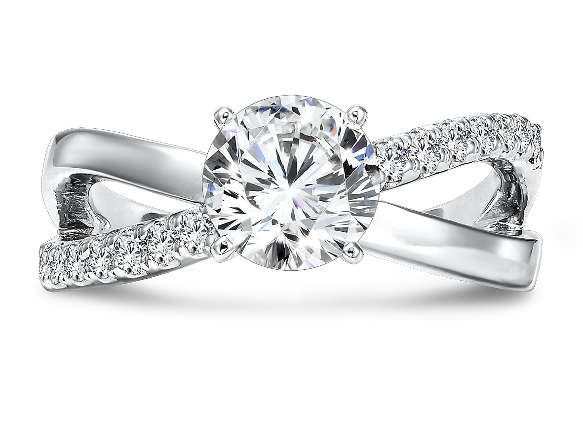 Custom Diamond Ring Round Diamond Ring