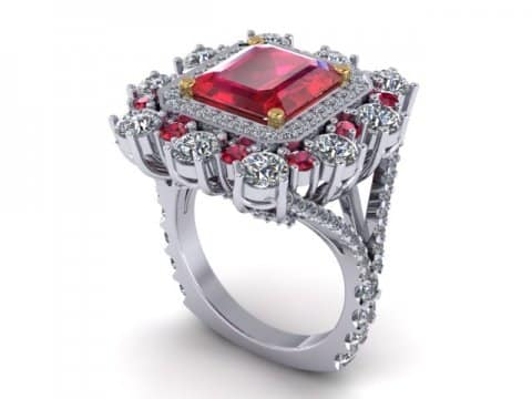 Custom Diamond Rings Bellaire Texas - Shira Diamonds Dallas 1