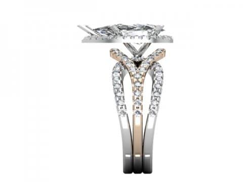 Custom Engagement Ring Pear Diamond 2