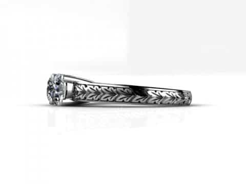 Custom Filigree diamond rings dallas 2