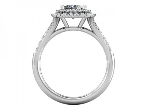 Custom Halo Diamond Rings Dallas 3