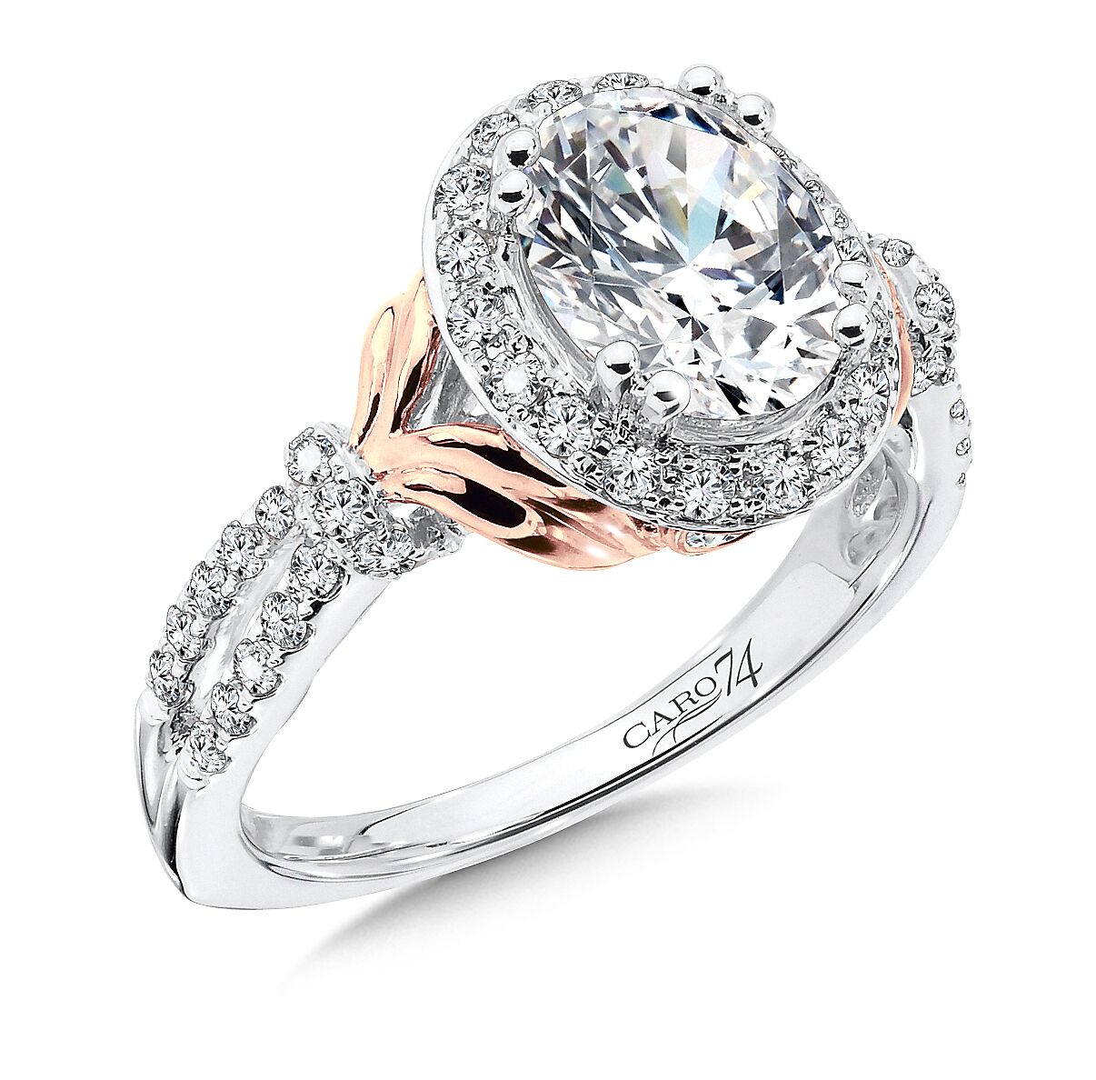 Custom Oval Diamond Ring 5