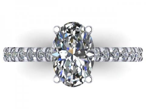 Custom Oval Diamond Rings Dallas 2 (1)