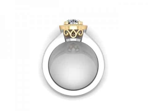 Custom Pear Diamond Ring Dallas 3 (1)