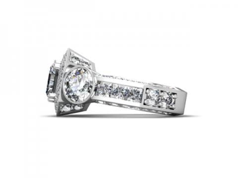 Custom Radiant Diamond Rings 1 - Beaumont Texas 2