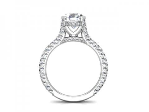 Custom Round Diamond Rings Baytown Texas 3