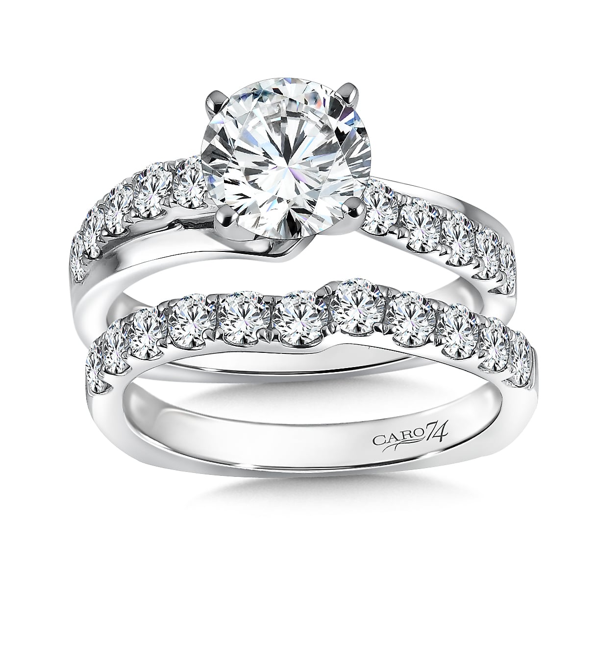 Custom Round Diamond Rings Dallas