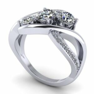 Custom Round Diamond Rings in Dallas - Custom Diamond Rings - Dallas Texas 1