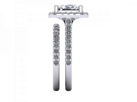 Custom radiant diamond rings dallas 3