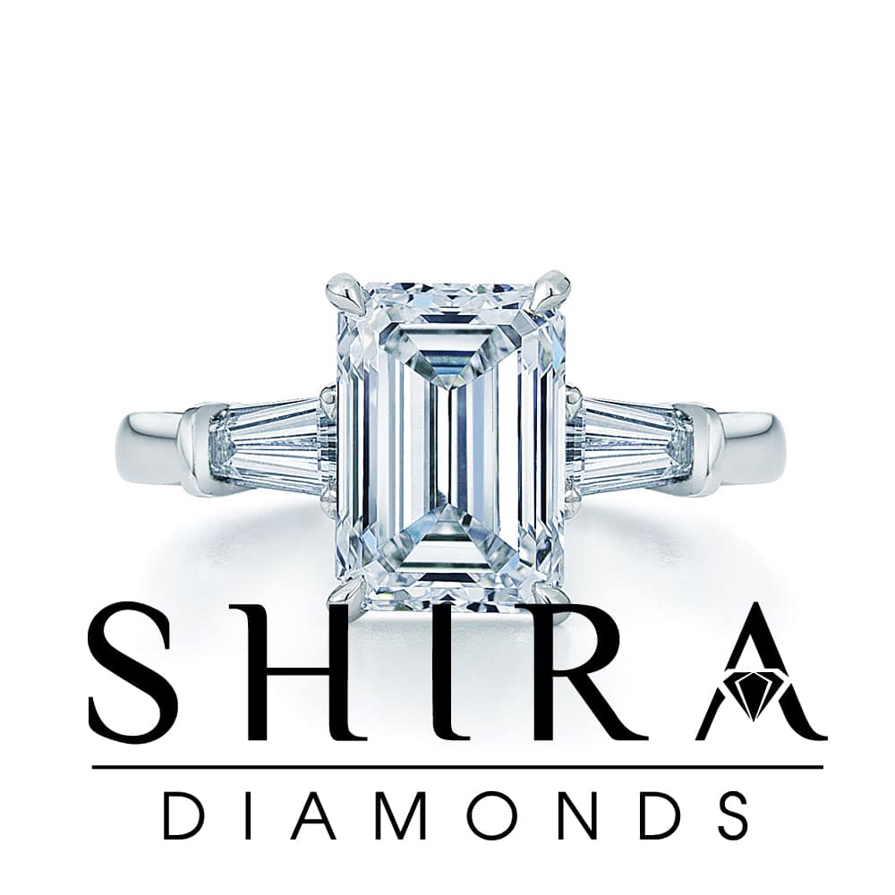 Emerald cut diamonds in Dallas - Emerald Diamonds - Shira Diamonds