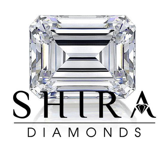 White Emerald Cut Loose Diamond, For Jewelry at Rs 25000/carat in