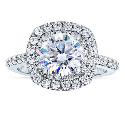 Halo Diamond Engagement Rings in Dallas Texas - Shira Diamonds Dallas