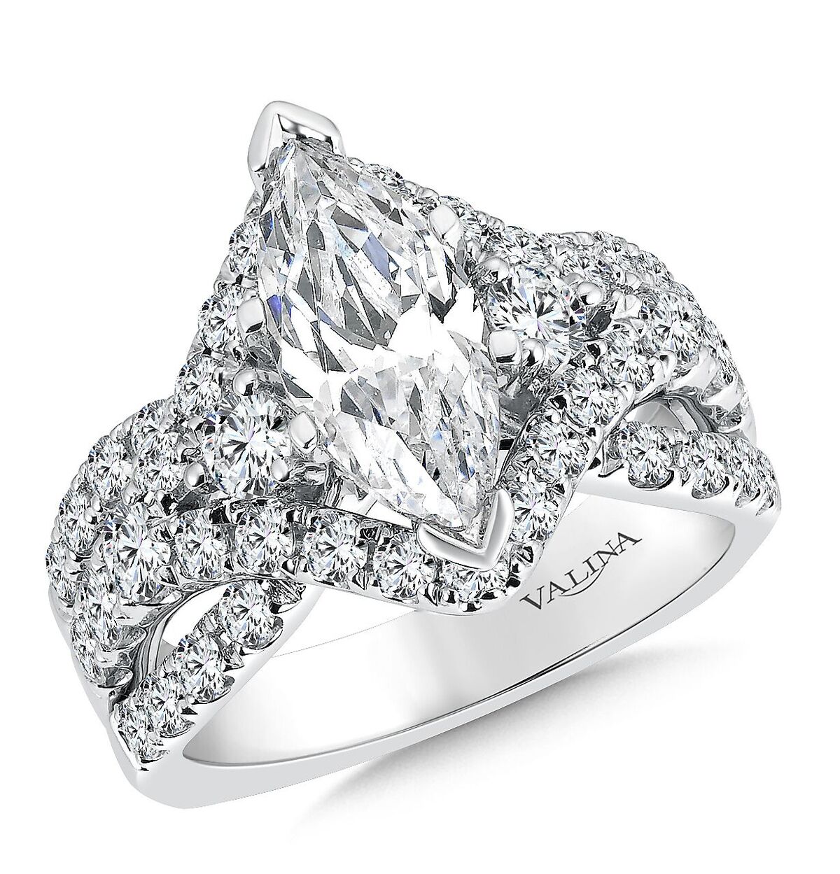 Marquise Diamond Engagement Ring - Wholesale Engagement Rings (1)