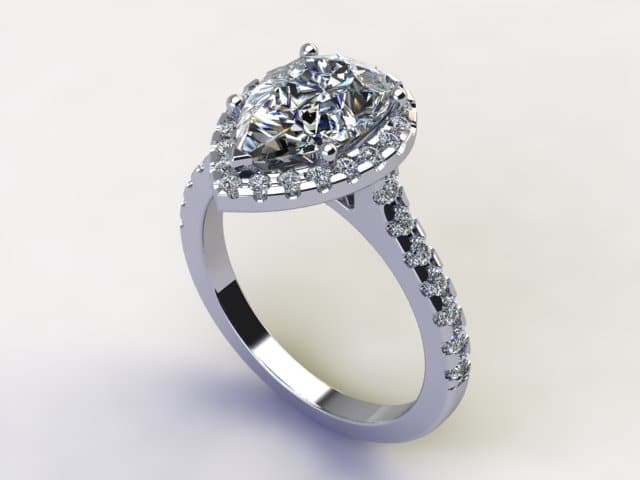 Pear Diamond Ring1