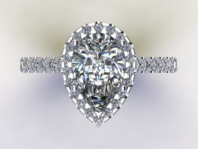 Pear Diamond Ring4