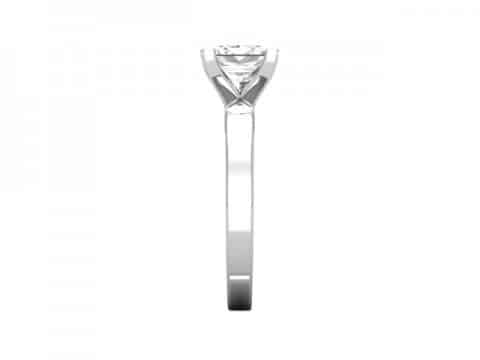 Princess Solitaire Ring 2