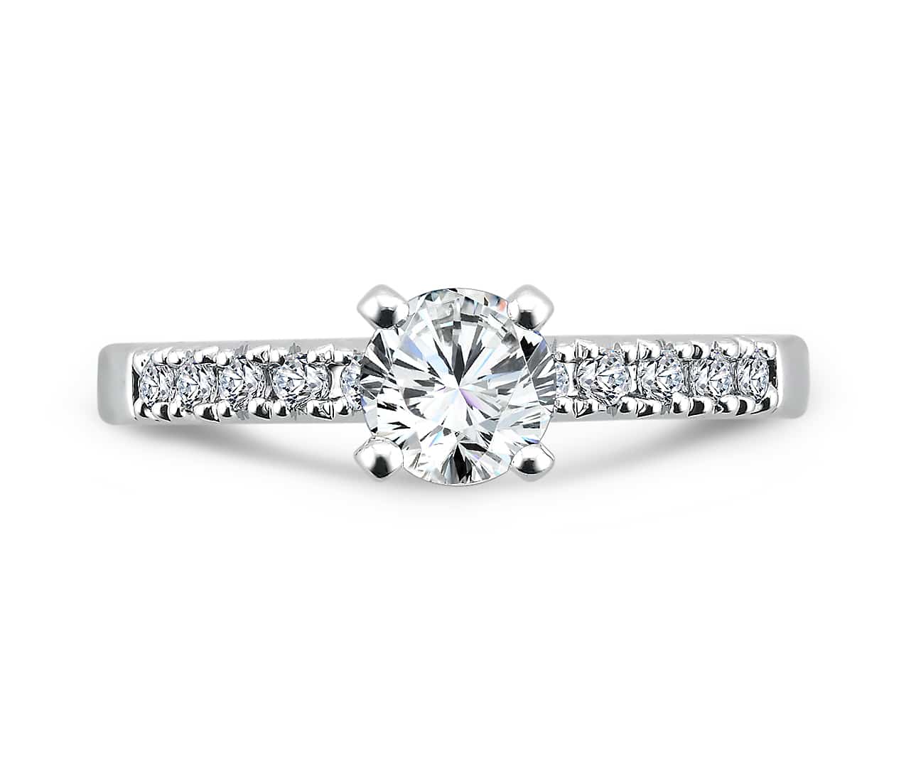 Round Diamond Rings Dallas - Semi Mount Diamond Ring 3