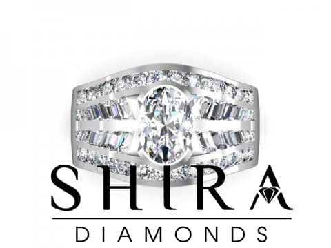 Shira Diamonds SDR - Karen - Custom Round Bezel Diamond Engagement Rings in Dallas Texas 4