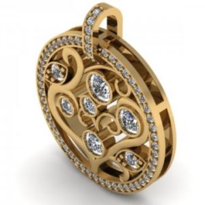 custom diamond pendant dallas 1