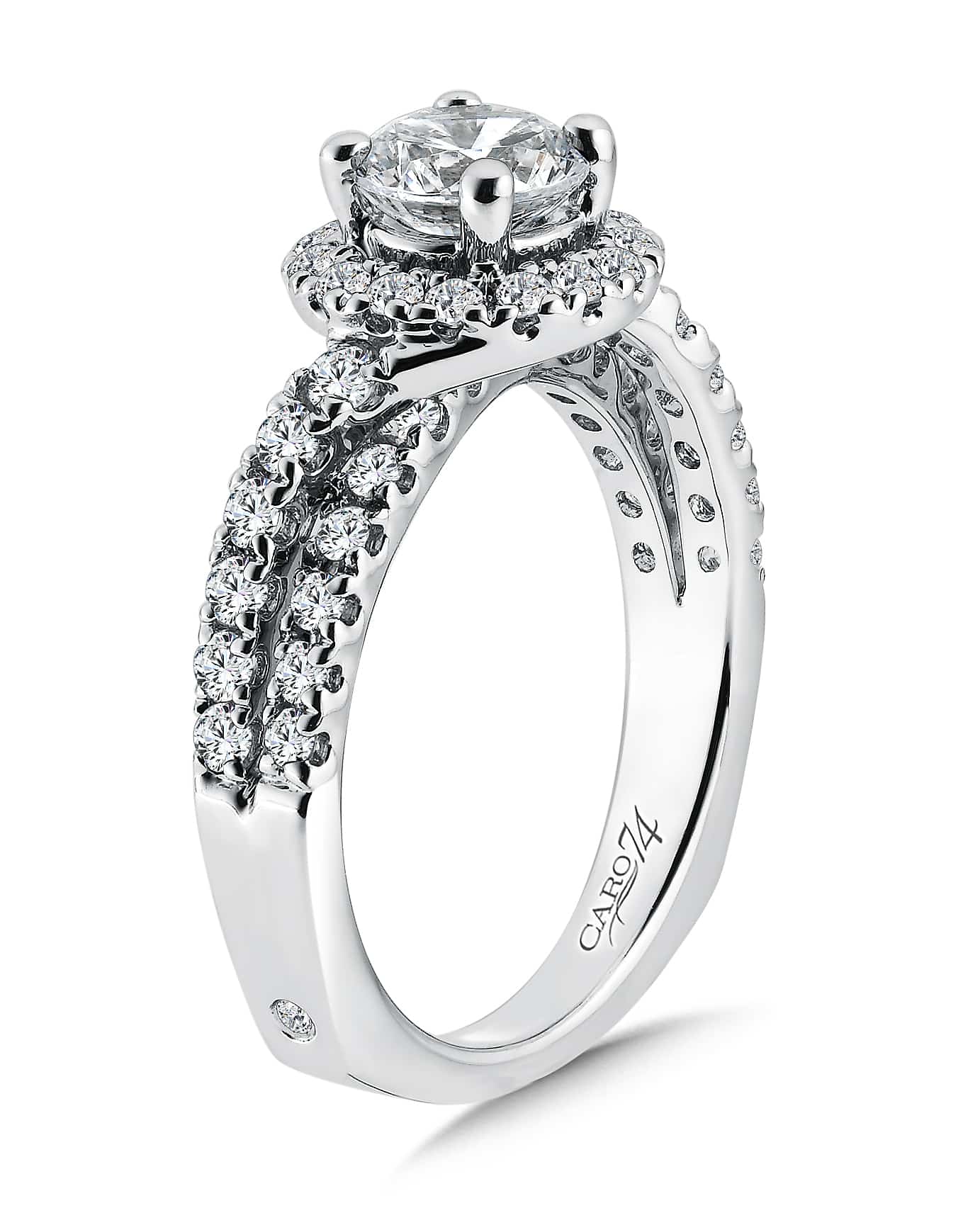 custom halo diamond rings plano round diamond