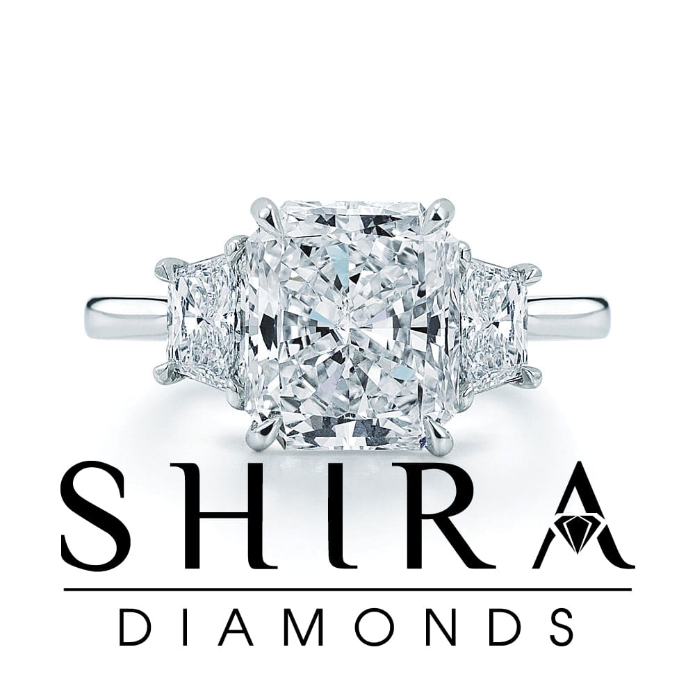 radiant cut diamonds in Dallas Texas - Radiant Engagement Rings - Shira Diamonds (2)