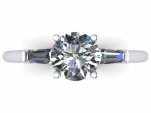 three stone diamond ring dallas 1
